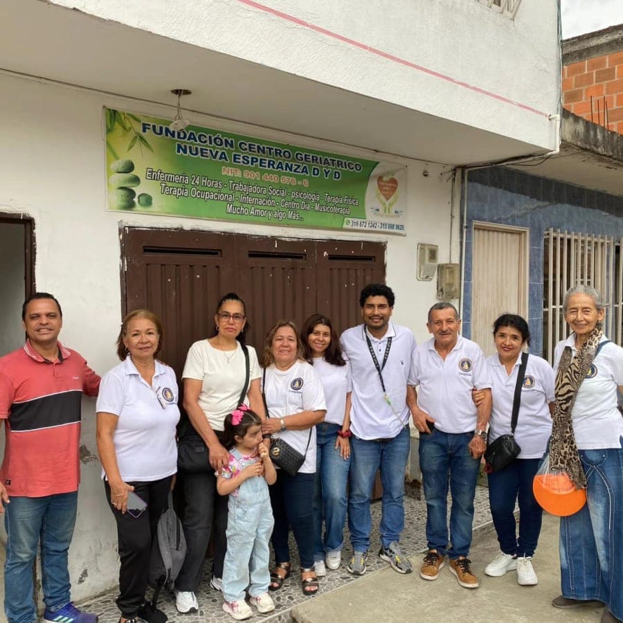 VISITA Fundación Geriátrica Nueva Esperanza, en Villa Rica, Cauca